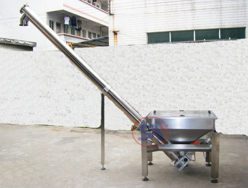 Rotating Helical Screw Tubular Conveyor for Bulk Material Handling