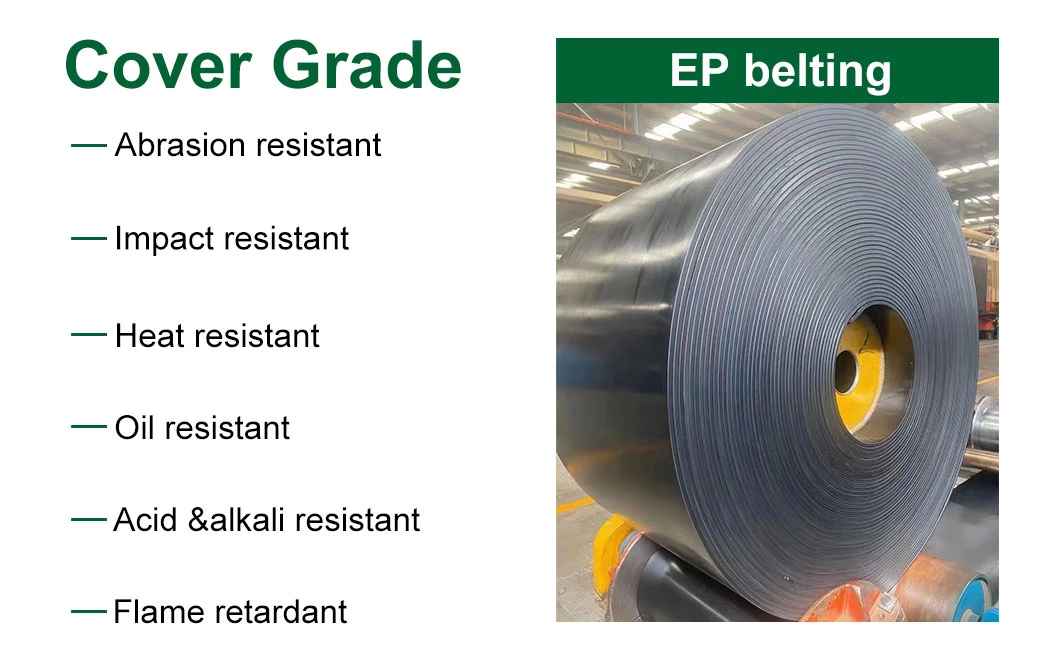 Ep-300 Endless Rubber Conveyor Belt, High Tensile Strength, Belt Width: 400 mm to 2500 mm