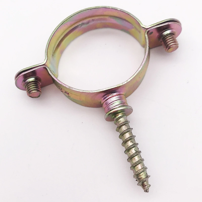 Iron Steel M7 Connecting Screw Single Ring Quick Release Pipe Clamps
