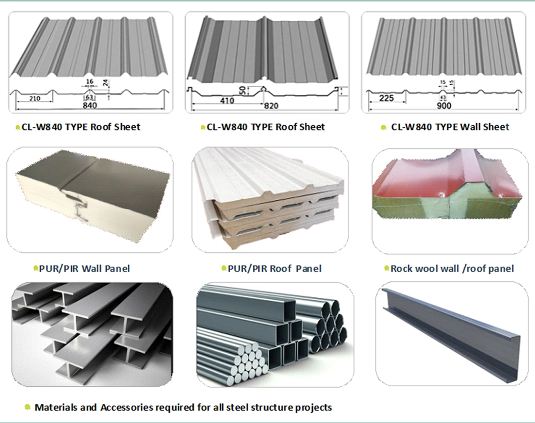 Steel Structure Made in China with Prefabricated Steel Structure Components