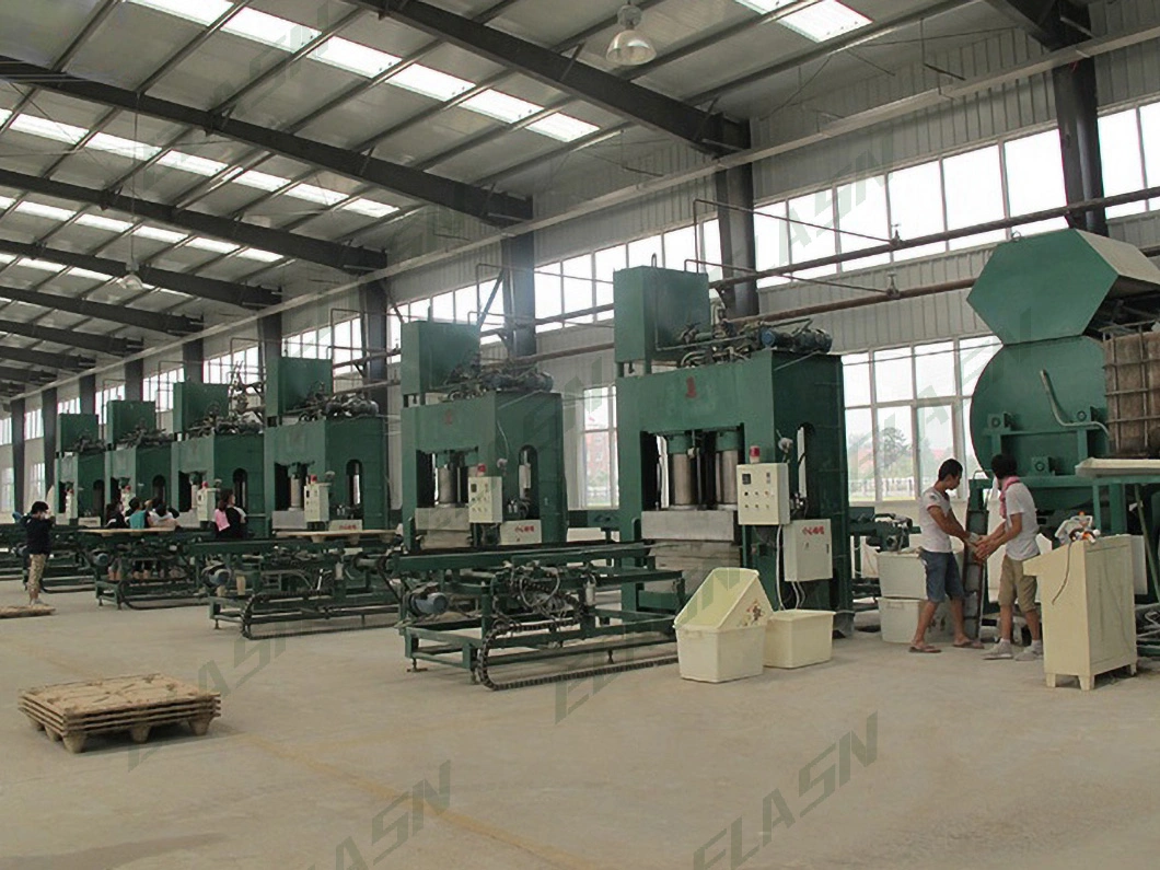 Wooden Pallet Production Line Sawdust Press Mould Machine Transport Pallet Maker Machine