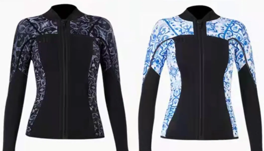 Customized Design and Logo Professional Neoprene Tops and Wetsuits Jackets