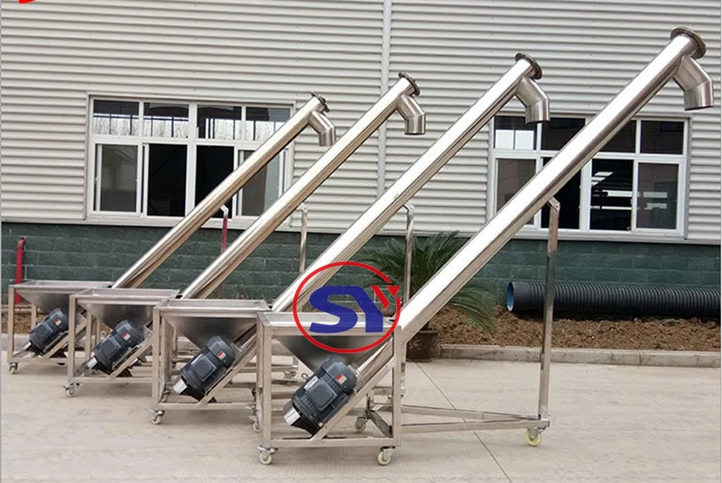 Rotating Helical Screw Tubular Conveyor for Bulk Material Handling