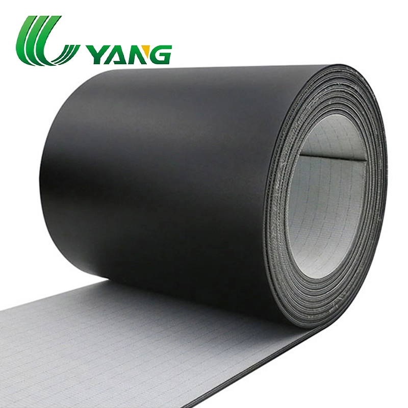 Factory Direct Glossy Top Smooth Surface Wear Resistant Black PVC Conveyor Belt for Logistics