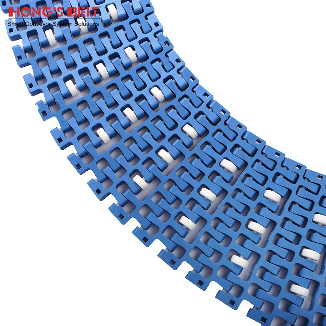 Hongsbelt Roller Top Plastic Modular Belt Manufacturers Plastic Modular Belt for Box Transporting