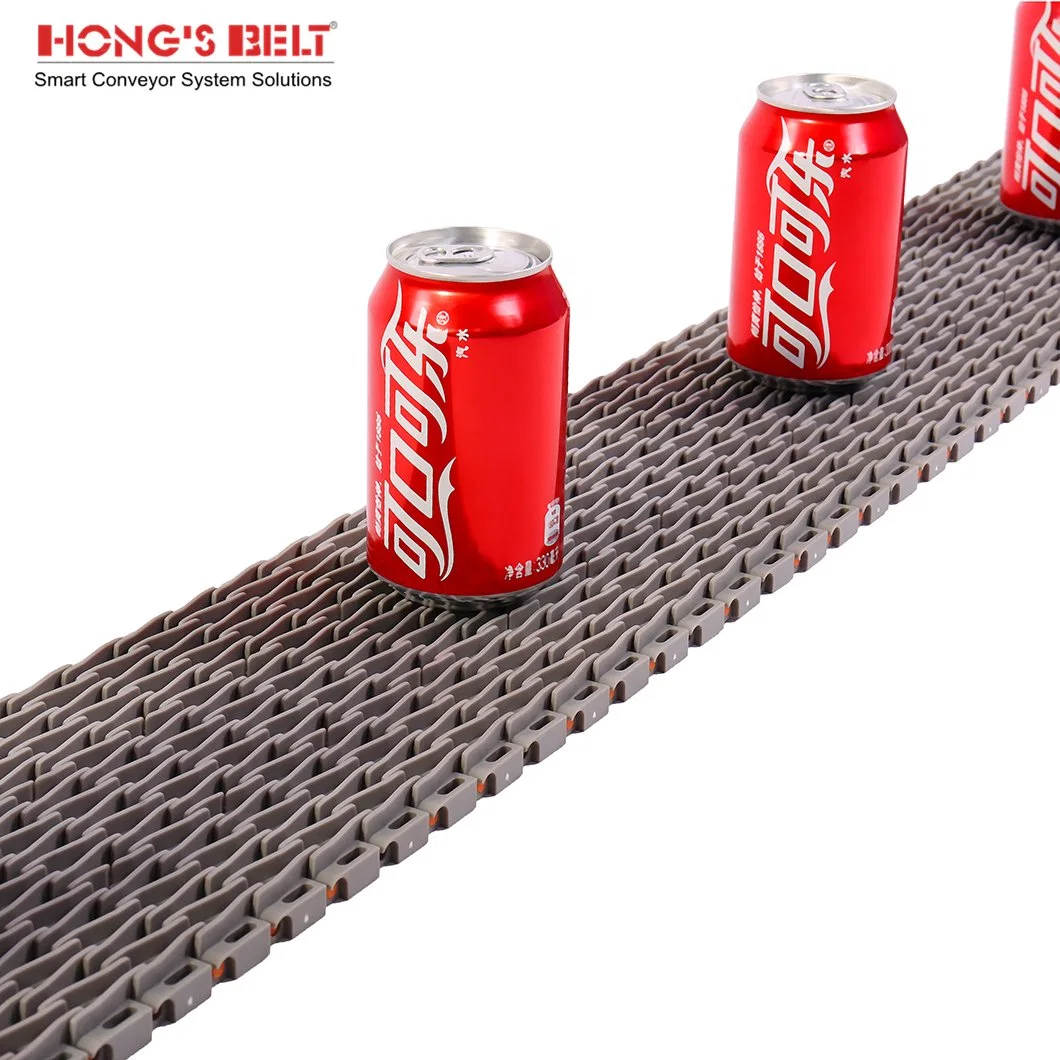 Hongsbelt HS-2500d Raised Rib Modular Plastic Conveyor Belt Modular Conveyor Plastic Belt