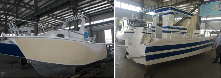 Chinese Fiberglass Surface Drive High Speed Unmanned Boat for Sale