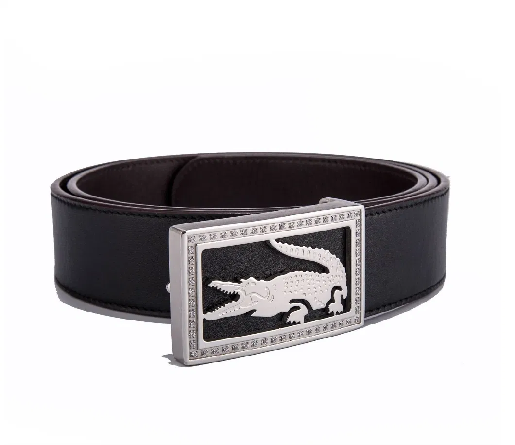 Custom Luxury Business Top Smooth Genuine Leather Men Fashion Belt