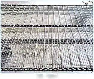 Ss Wire Mesh Universal Weave Flat Bottom Conveyor Belts for Food Industry