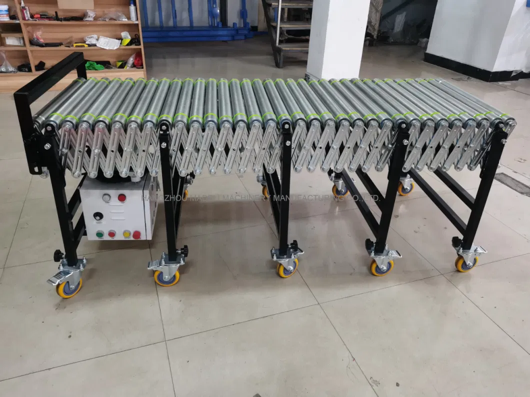 Hot Sale Flexible Powered Roller Conveyor Expandable Motorized Roller Conveyor