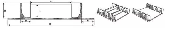 Allowed Belt Width Mining Conveyor Sidewall Cleated Corrugated Conveyor Belt