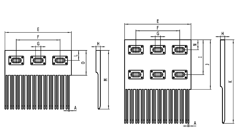 Finger Transfer Plates for L-Snb Modular Belt (FTP L-SNB)