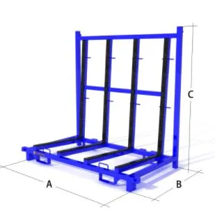 Glass Transport Rack System for Warehouse