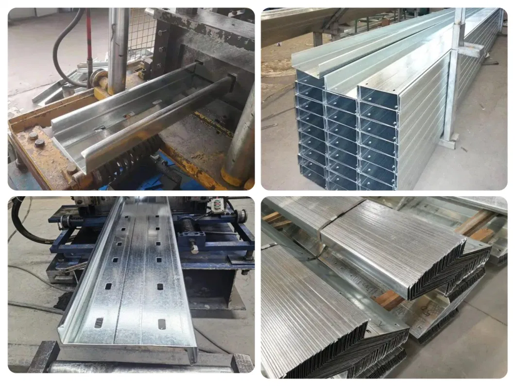 Galvanized Steel C Beam C Purlin Metal HDG U Channel Z Channel Steel Profile