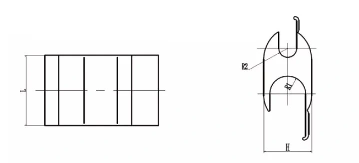 Best Selling H Type Connecting Clamp