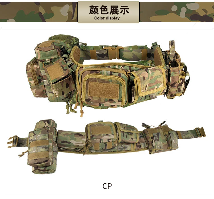 Tactical Fanny Pack Outdoor Belt Bag Multifunctional Carrying Wholesale Tactical Belt