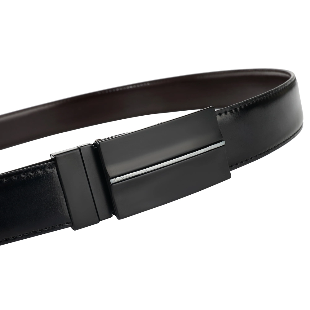 Top Fashion Accessories Smooth Split Leather Belt for Male