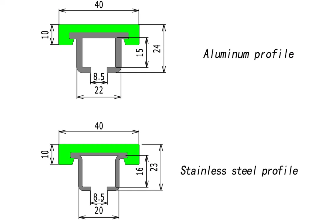 Haasbelts G19 Chain Guide Wearstrip, Conveyor Belt Components