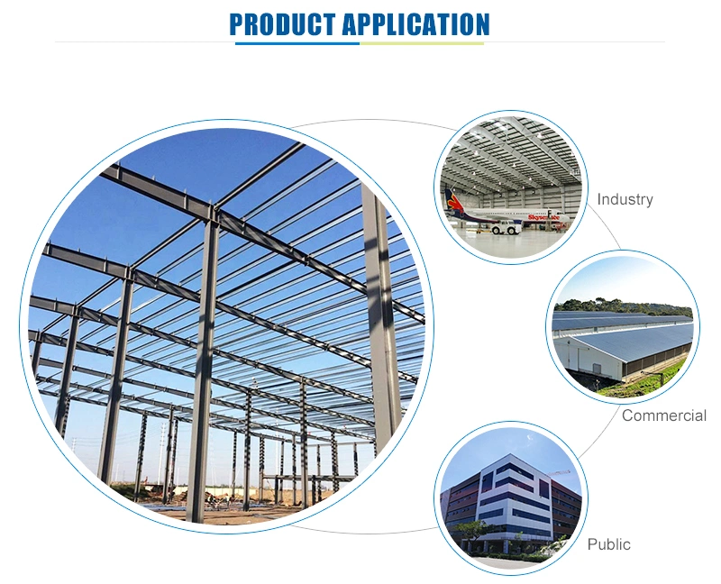 Gable Frame Metal Building Prefabricated Industrial Steel Structure Warehouse Non Standard Steel Structural Components