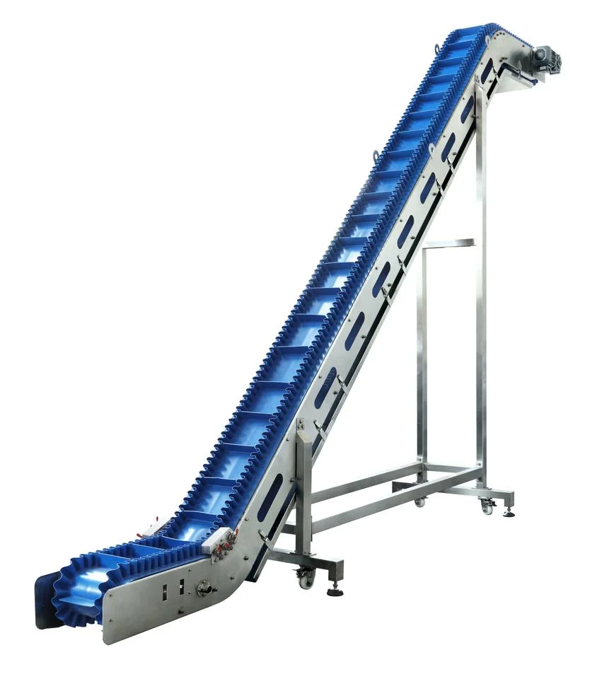 Tt-IC-01 High Quality Slope Conveyor Climbing Conveyor Lifting Conveyor High Quality Belt Climbing Conveyor Vegetable Conveyor for Vegetable