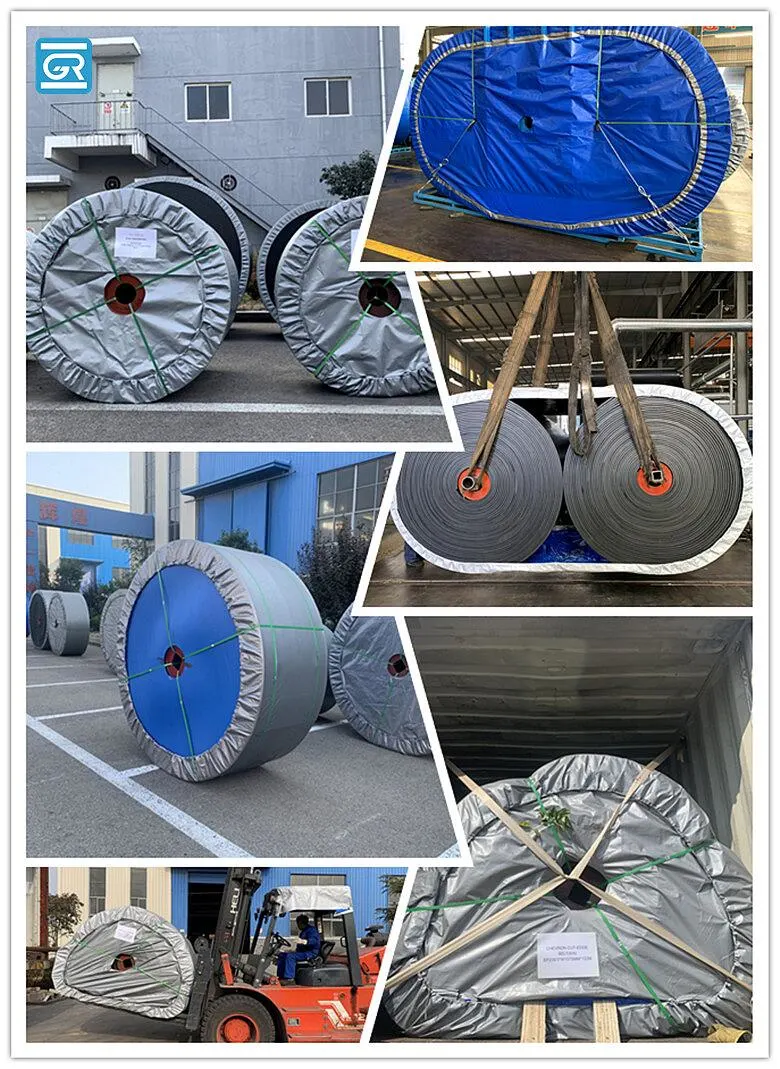 Anti-Abrasion Steel Cord Rubber Conveyor Belt with Low Price for Metallurgy, Construction Materials, Mining Industries