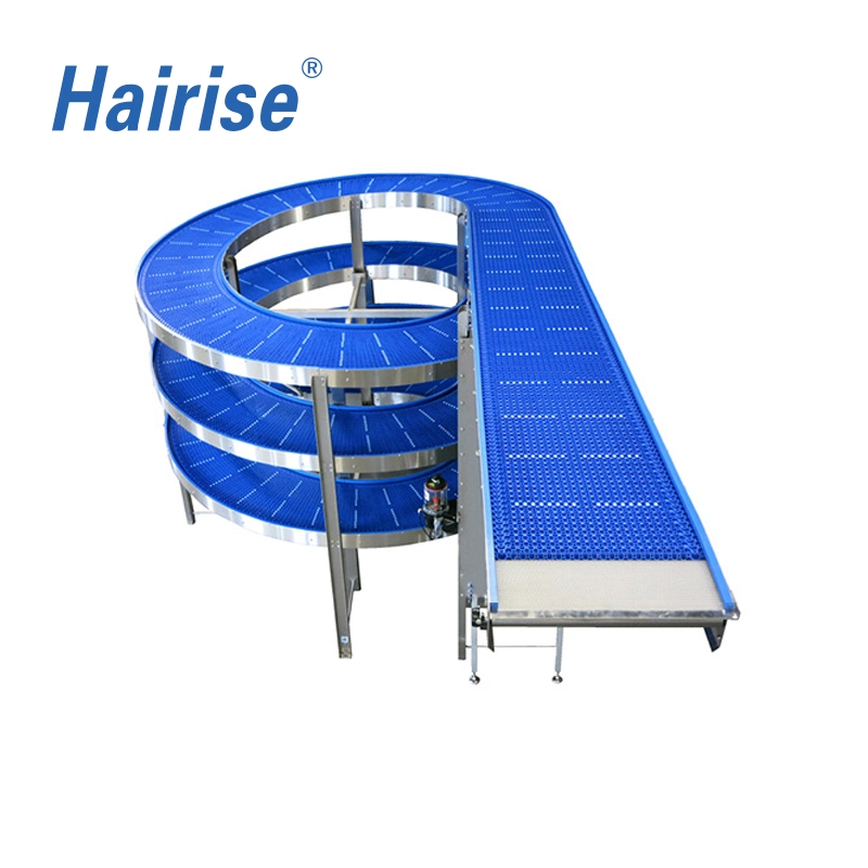 Hairise Modular Belt Spiral Conveyor Wtih FDA&amp; Gsg Certificate