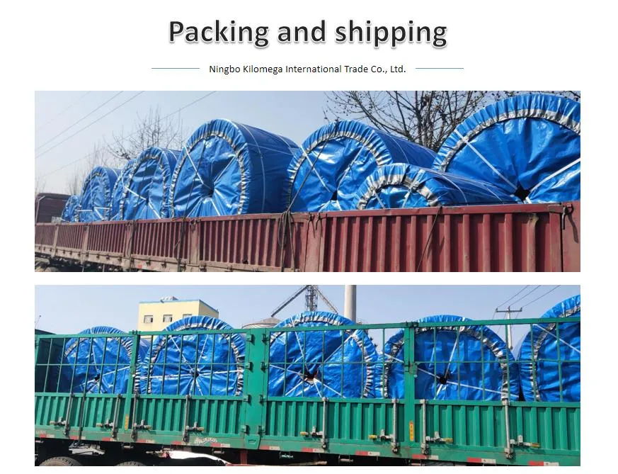 Ep630/4 Wear Resistant B800 Rubber Conveyor Belt for Stone Crusher