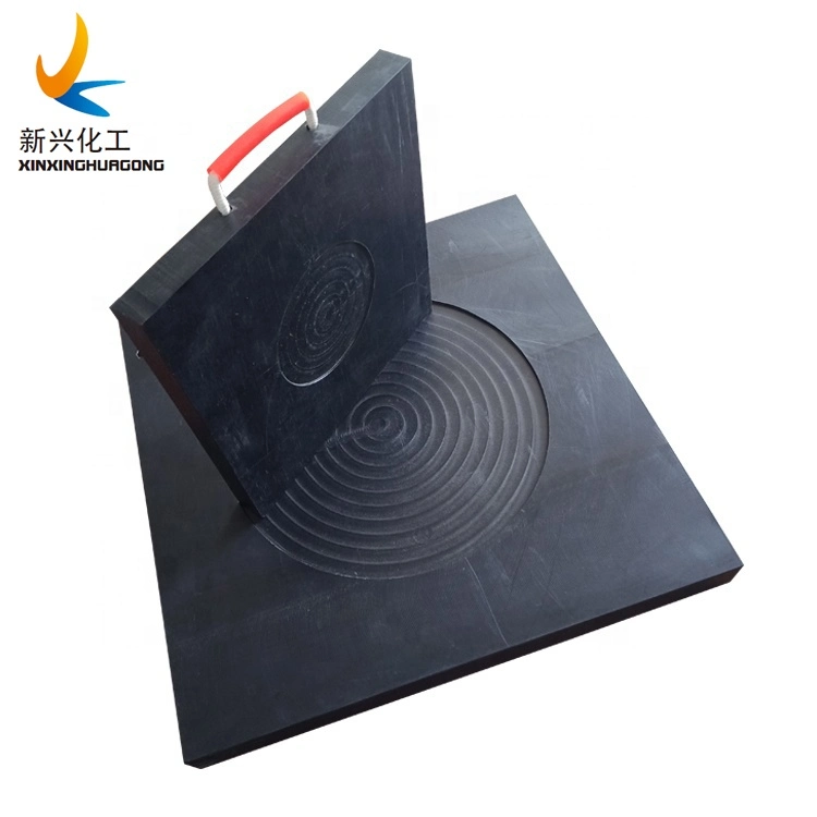 Polyethylene Anti Slip UHMWPE RV Jack Crane Outrigger Mats