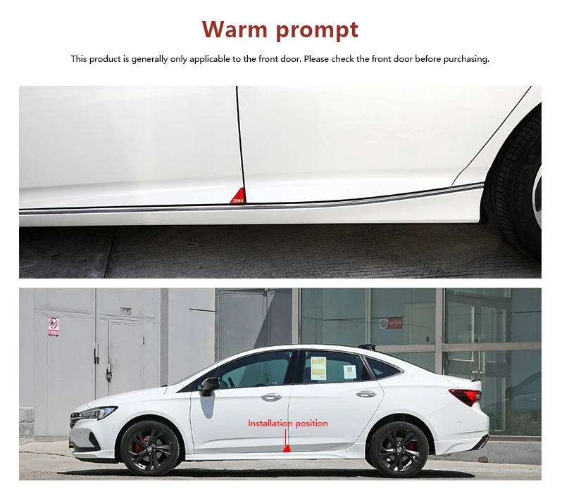 Car Door Carbon Fiber Anti-Collision Protector Stickers Side Edge Protection Guards