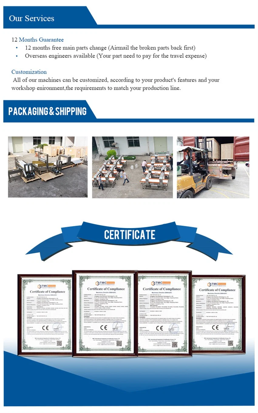 The Metal Detector/Metal Detector for Food/Conveyor Belt Metal Detector