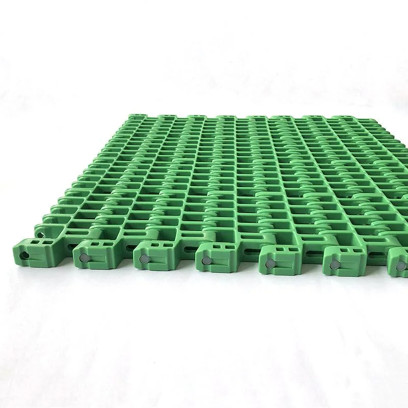 Is615 Radius Flush Grid Modular Plastic Conveyor Belt