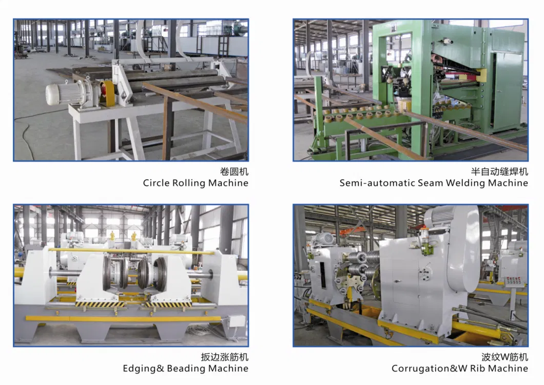 Middle Speed Steel Drum Production Line / Steel Barrel Making Line