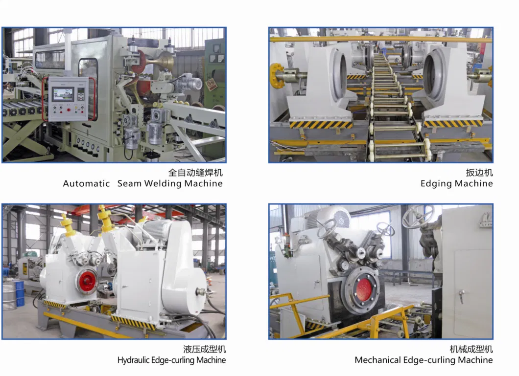 Middle Speed Steel Drum Production Line / Steel Barrel Making Line