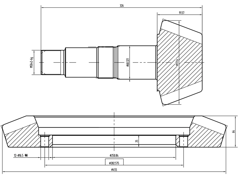 China OEM Transmission Parts Bevel Gear Spiral Bevel Gear Pinion