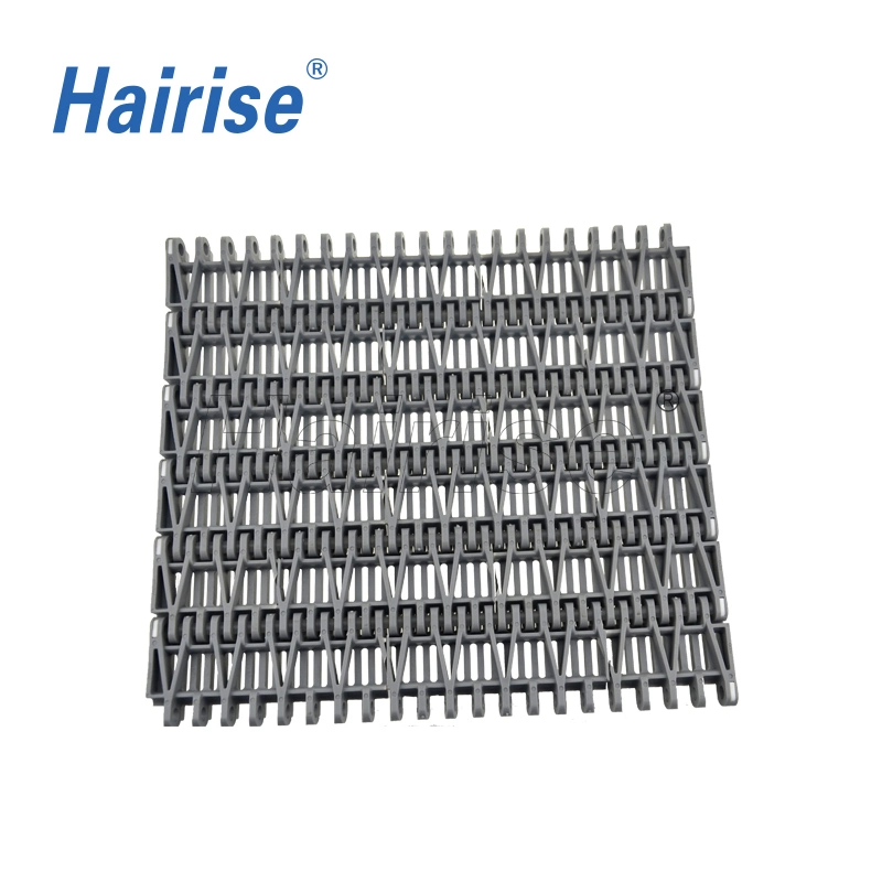 Hairise 6100 Thick Raised Rib Plastic Conveyor Belt-Driven