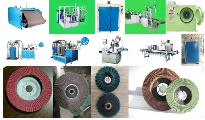 Flap Disc Firberglass Backing Pad Metal Ring Pressing Machine