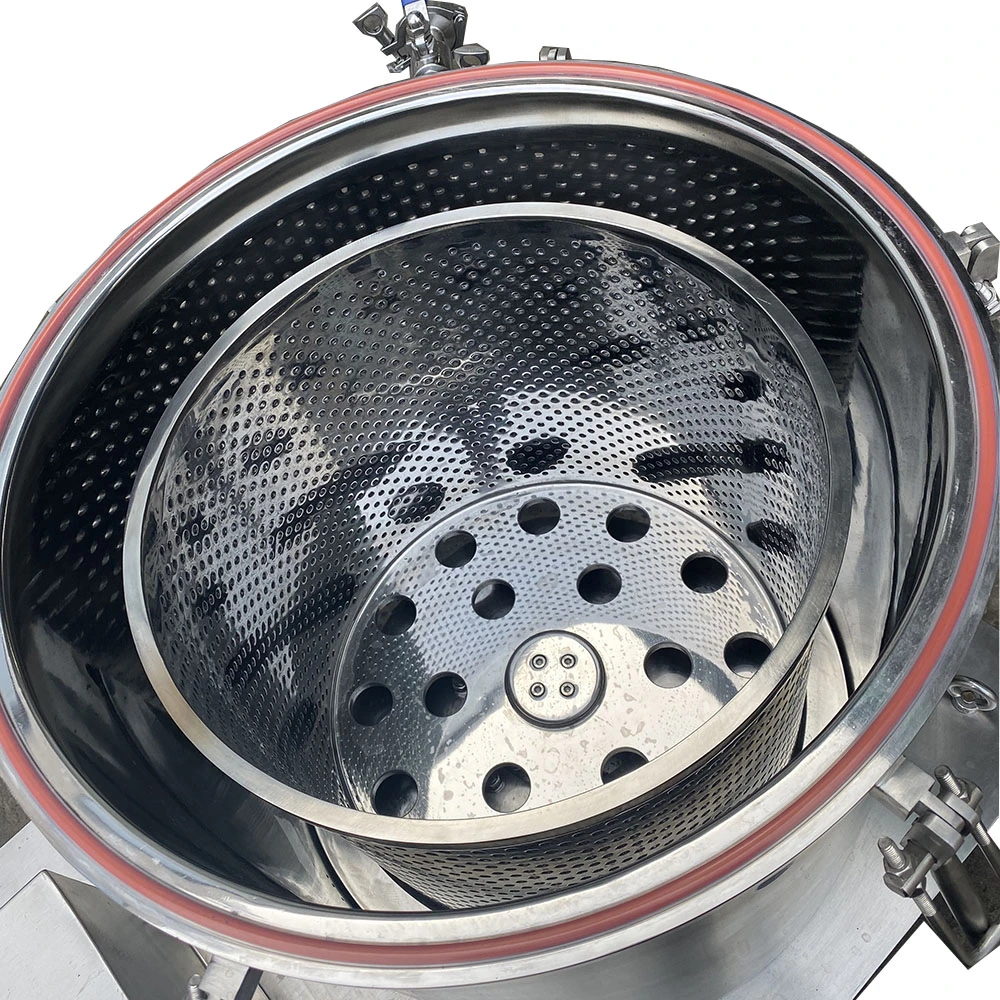 Model Hhp Batch Type Centrifuge Flat Perforated Basket Centrifuge