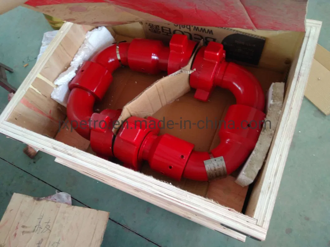 API Fittings Chicksan Loop Swivel Joints Type 50, 10 Hammer Union Connection Fig1502