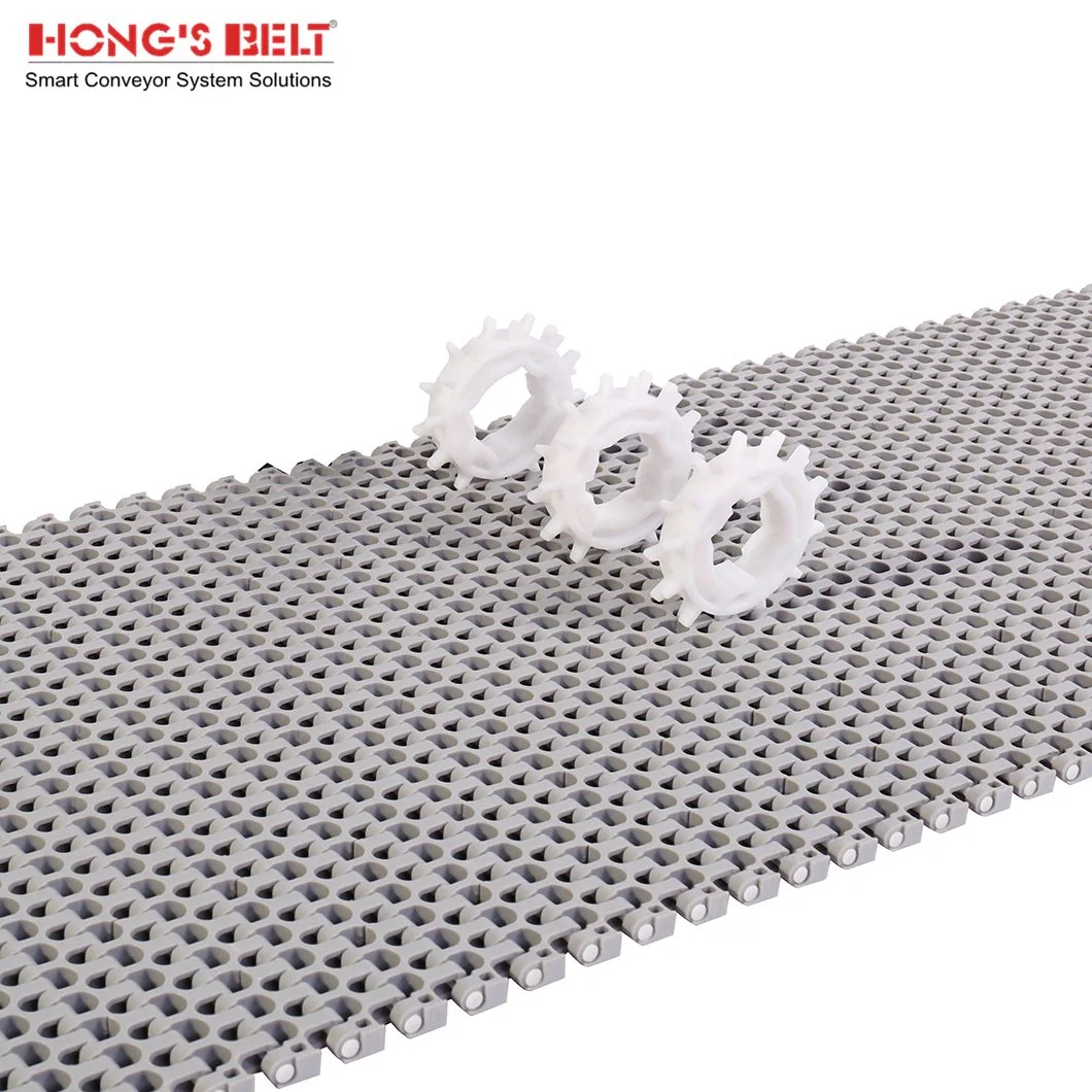 Hongsbelt Hot Sale High Quality Food Grade PP Conveyor Modular Belt Modular Flush Grid Conveyor Belt