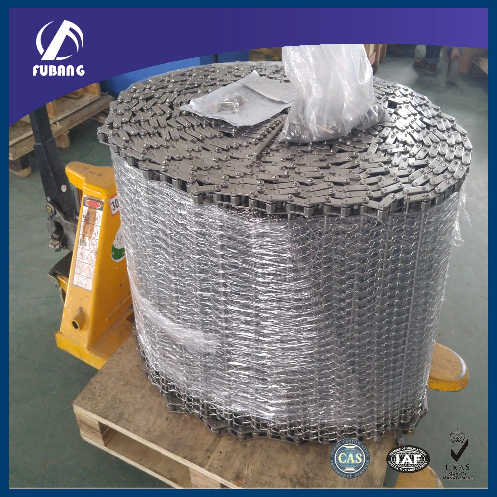 Metal 304 Stainless Steel Wire Mesh Conveyor Belt for Heat Treatment Machinery