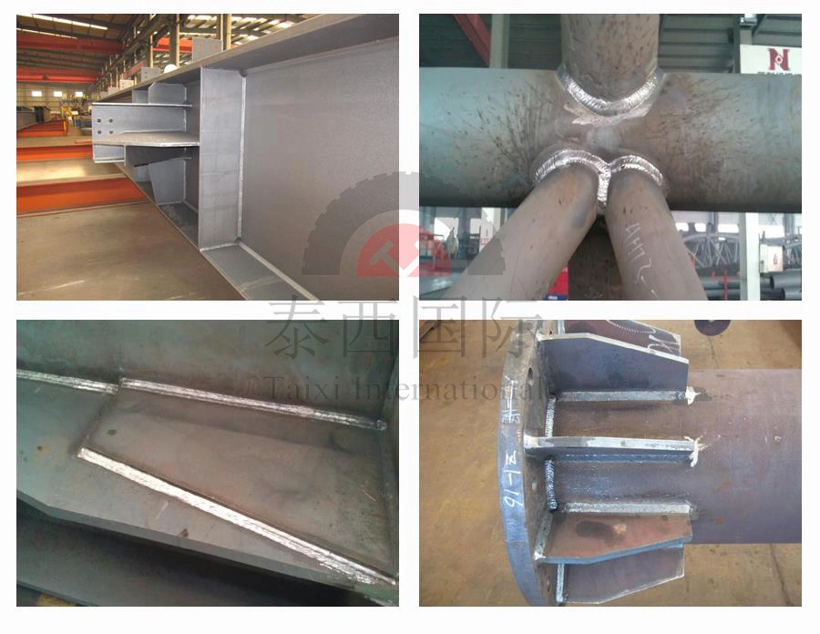 Large Construction Part Custom Steel Fabrication Metal Welding Service Steel Structure Components