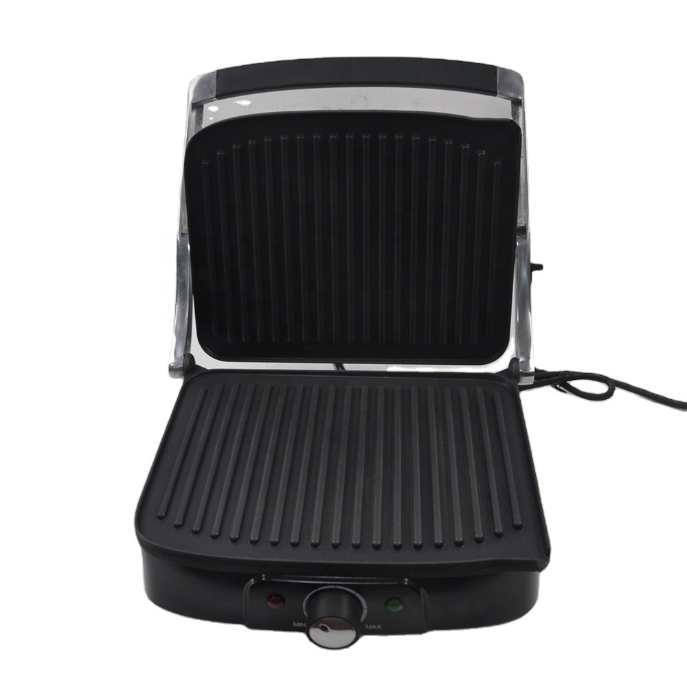 Home Electric Press Grill Open 180 Degree Automatically Adjusts to Any Size of Toaster Meat or Snack