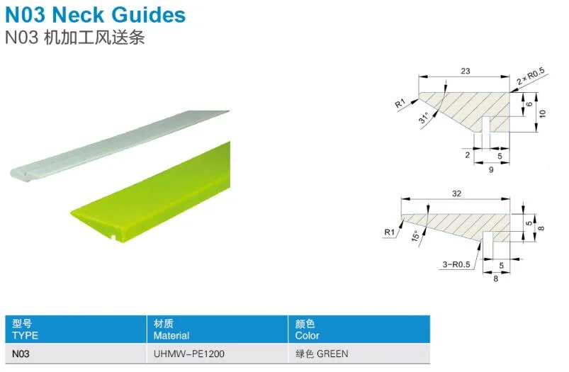 Hairise Neck Guide for Pet Bottle Blowing Wtih ISO&amp; CE &FDA Certificate