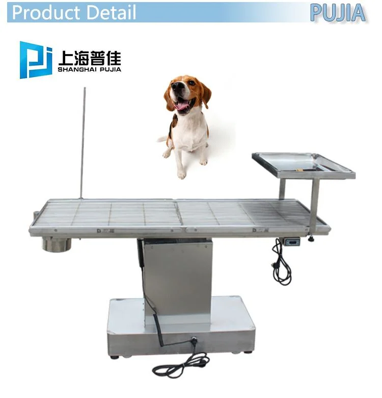 Stainless Steel Operating Table Constant Temperature Bi-Directional Tilt Lift Vet Examination Table