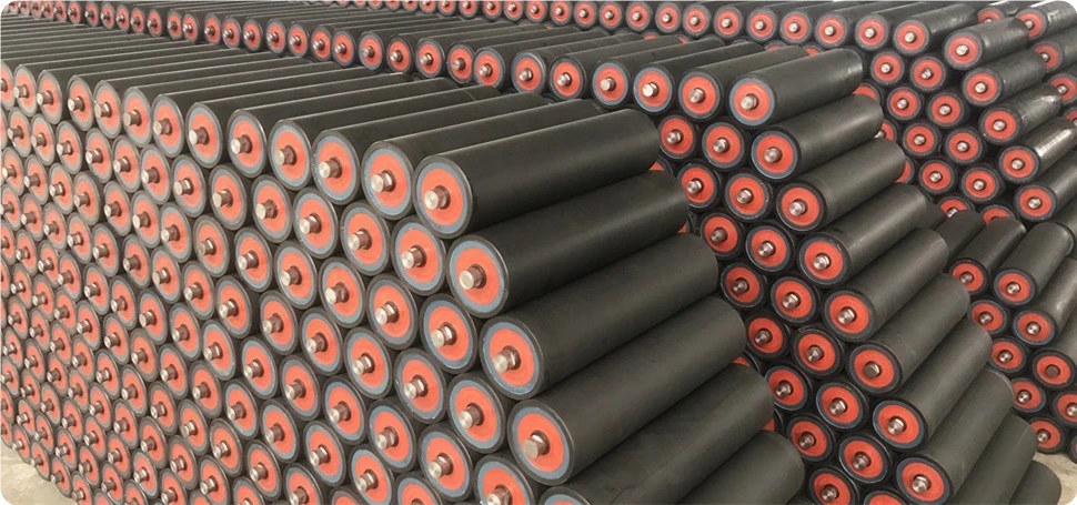 Polyurethane Conveyor Roller Belt Conveyor Steel Rollers HDPE Conveyor Rollers for Sale