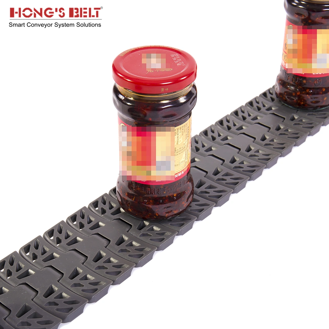 Hongsbelt HS-1050-K330 Plastic Antistatic Conveyor Chain Table Top Curve Conveyor Chain