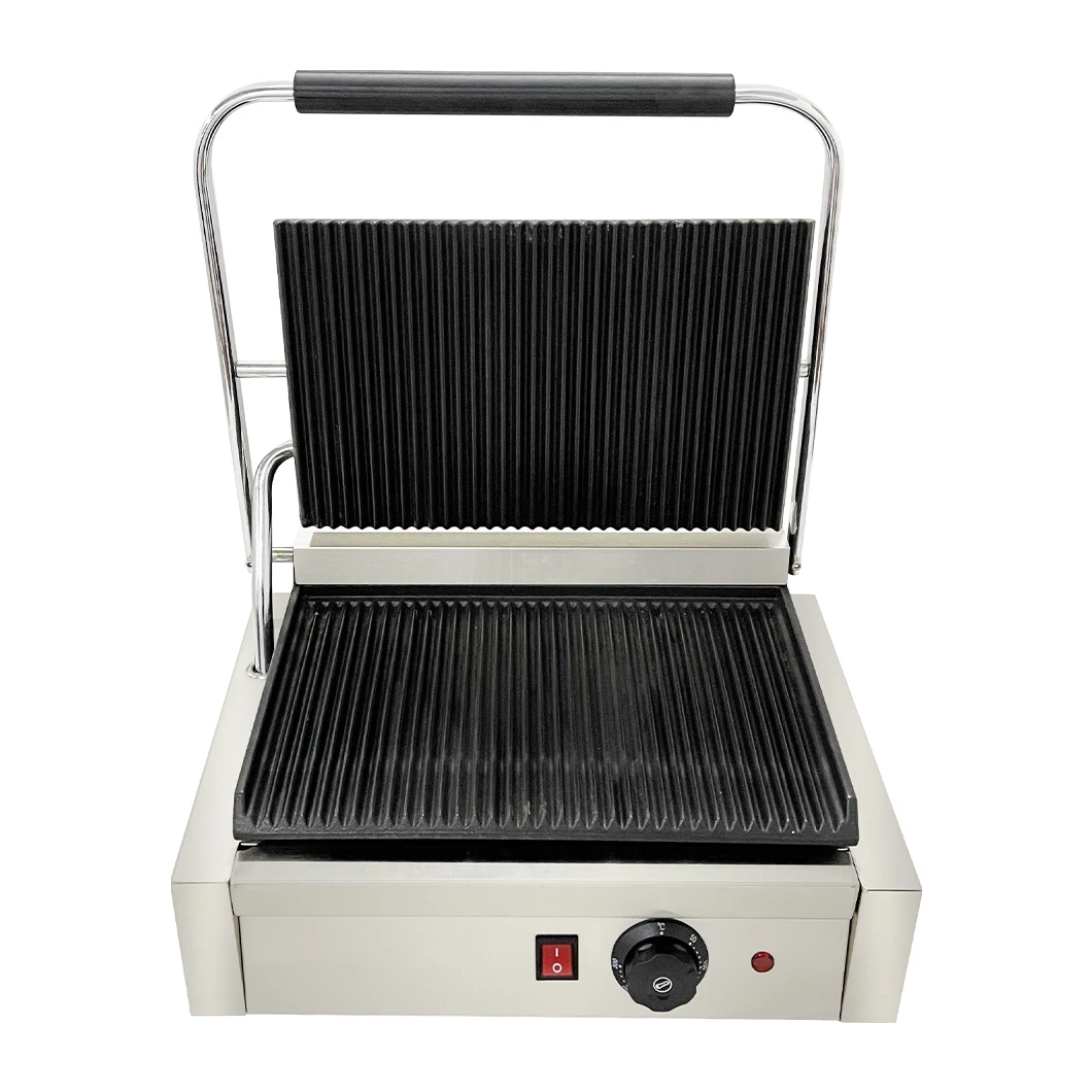 CE Approved Lida 2.2kw Panini Press Grill Sandwich Maker with Temperature Control Non-Stick Versatile Grill, Opens 180 Degrees to Fit Any Type or Size of Food