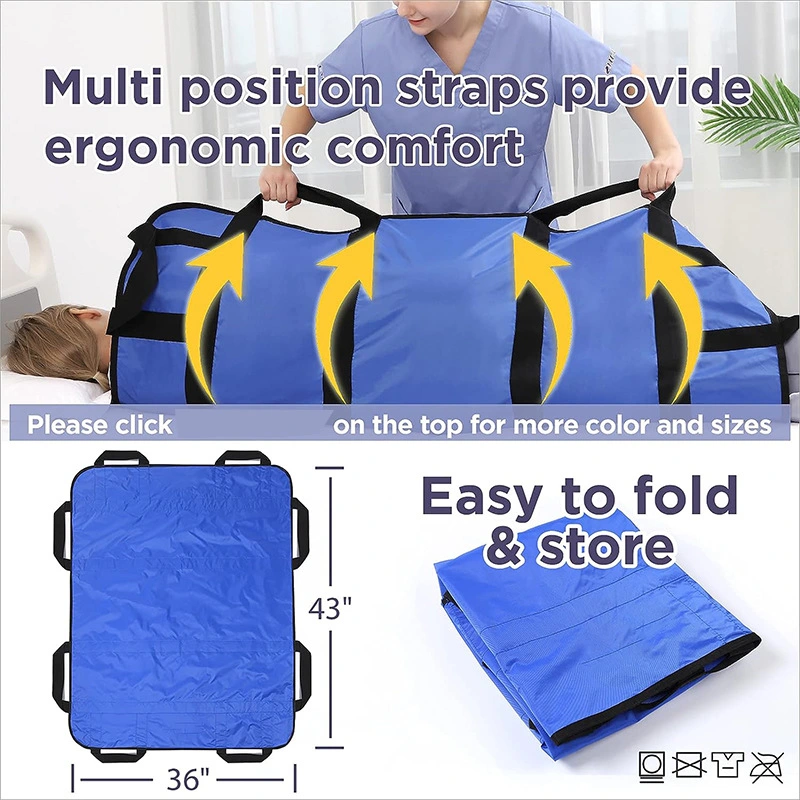 Bedridden Patients Move The Rollover Mat Carrying Belt