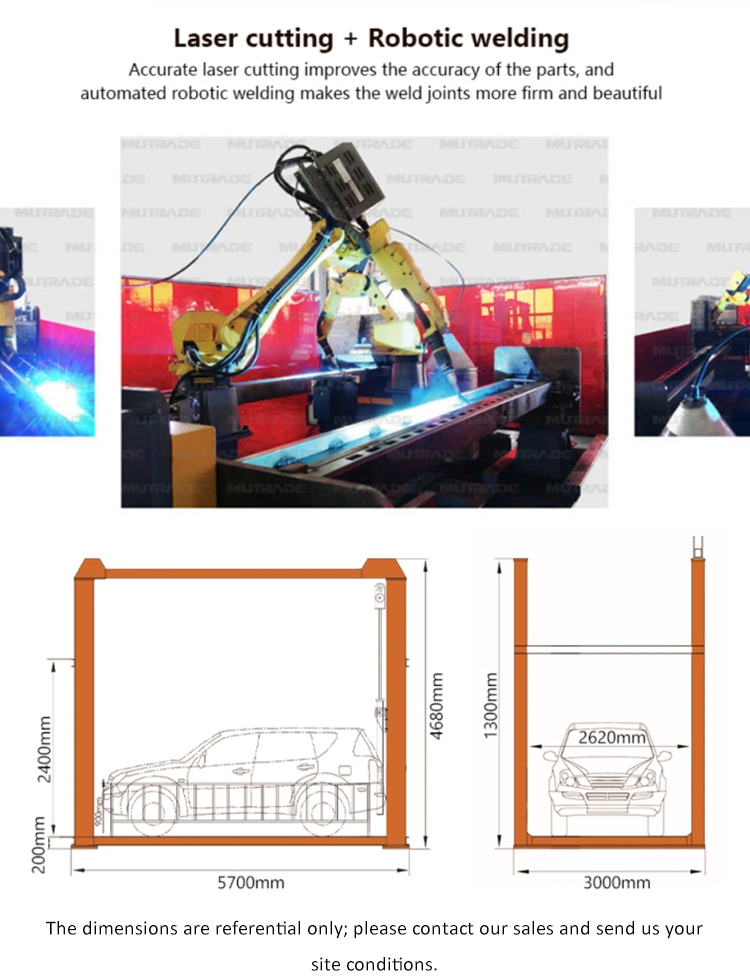 CE Certification Car Elevator Four Post Car Cargo Conveyor Lift