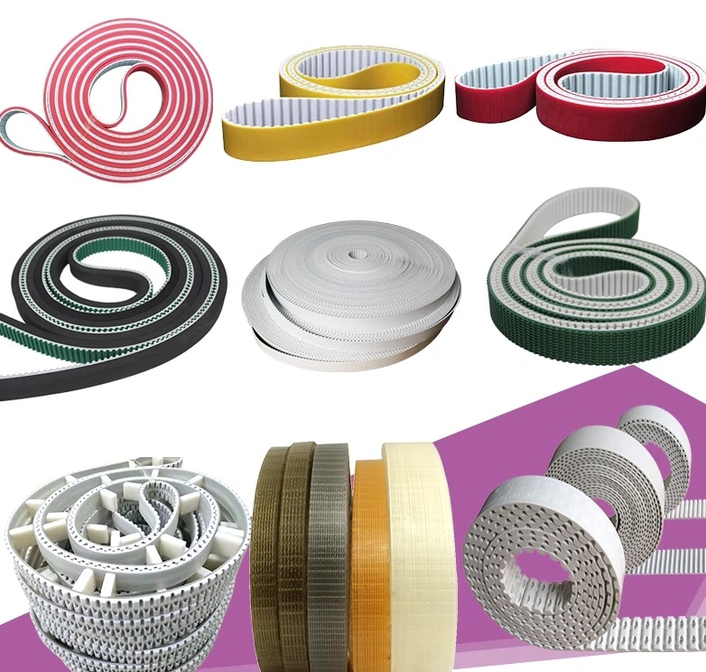 PU cloth pattern elastic conveyor belt, seamless and easy to clean, oil-resistant conveyor belt